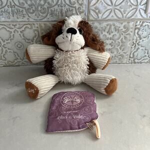 Baby Patch the Dog Scentsy Buddy w/Scent Pak Lilac & Violets